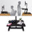 Duronic DM05D18 BK Escritorio Standing Desk para Monitor con Altura Ajustable de 15 a 42 cm, Superficie de 55 x 53 cm|Mesa para Trabajar de pie y Sentado
