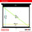 Duronic MPS90 /43 Pantalla de Proyección Enrollable Manual, Pantalla para Proyector 90 4:3 (183 x 137 cm), Full HD y 3D, Fijación de Pared y Techo