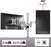 Duronic DM352 SR Soporte para 2 monitores de 13" a 27" pulgadas con doble brazo 8Kg máx -Altura ajustable, giratorio, inclinable - Soporte para 2 pantallas compatible con TV LED LCD