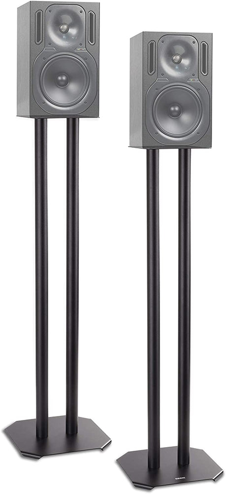 5 Core Soportes para altavoces trípode amarillo resistente altura ajustable  40 a 72 pulgadas PA altavoz soporte para altavoces grandes DJ soporte para