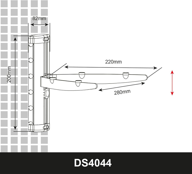 Duronic DS4044 Estante para Altavoces Hi-Fi Reproductor de DVD SkySky HD PS3 PS4 Xbox Freeview o Digibox