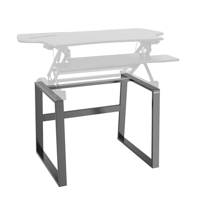 Duronic DM05ST1.1 BK Mesa para los escritorios Standing Desk para Monitor Duronic DM05D2 y DM05D4 para Trabajar de pie y Sentado