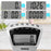 Duronic KS4000 Báscula de cocina digital diámetro de 16cm - Montaje en pared - Pantalla LDC - Peso máximo 3kg - Función tara - Mide en gramos, libras, onzas fluidas y mililitros