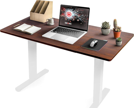 Duronic TT140 WT tablero de escritorio | 140 x 60 x 1,9 cm | Tablero de mesa para escritorio en casa, home office u oficina | Ideal para puesto de trabajo regulable en altura | Color Madera Nogal