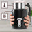 Duronic MF500 BK Espumador de leche automático eléctrico 500W - Jarra de acero inoxidable - Ideal para hacer espuma para café y bebidas calientes o frías - Fácil de usar y limpiar