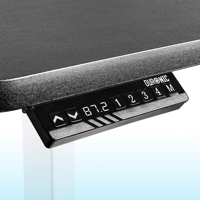 Duronic TT127 BK Tablero para marco de escritorio de 120x70 cm negro compatible con los marcos Duronic TM23, TM22, TM00, TM12 – Mejore su postura corporal con una estación de trabajo ergonómica