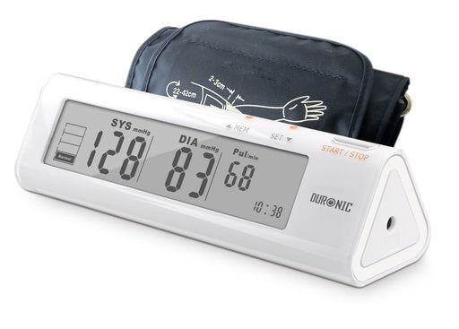 Duronic BPM450 Tensiómetro de Brazo Monitor Presión Arterial Eléctrico con Función Memoria Lecturas de Presión Arterial Precisas
