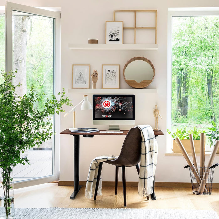 Duronic TT120 WT tablero de escritorio | Medidas 120 x 60 x 1,9 cm | Tablero de mesa para escritorio en casa, home office u oficina | Ideal para puesto de trabajo regulable en altura | Color Madera