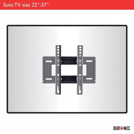 Duronic TVB122S Soporte TV para pared - Inclinable y regulable - Pantalla de 19" a 37" pulgadas - VESA 200X200
